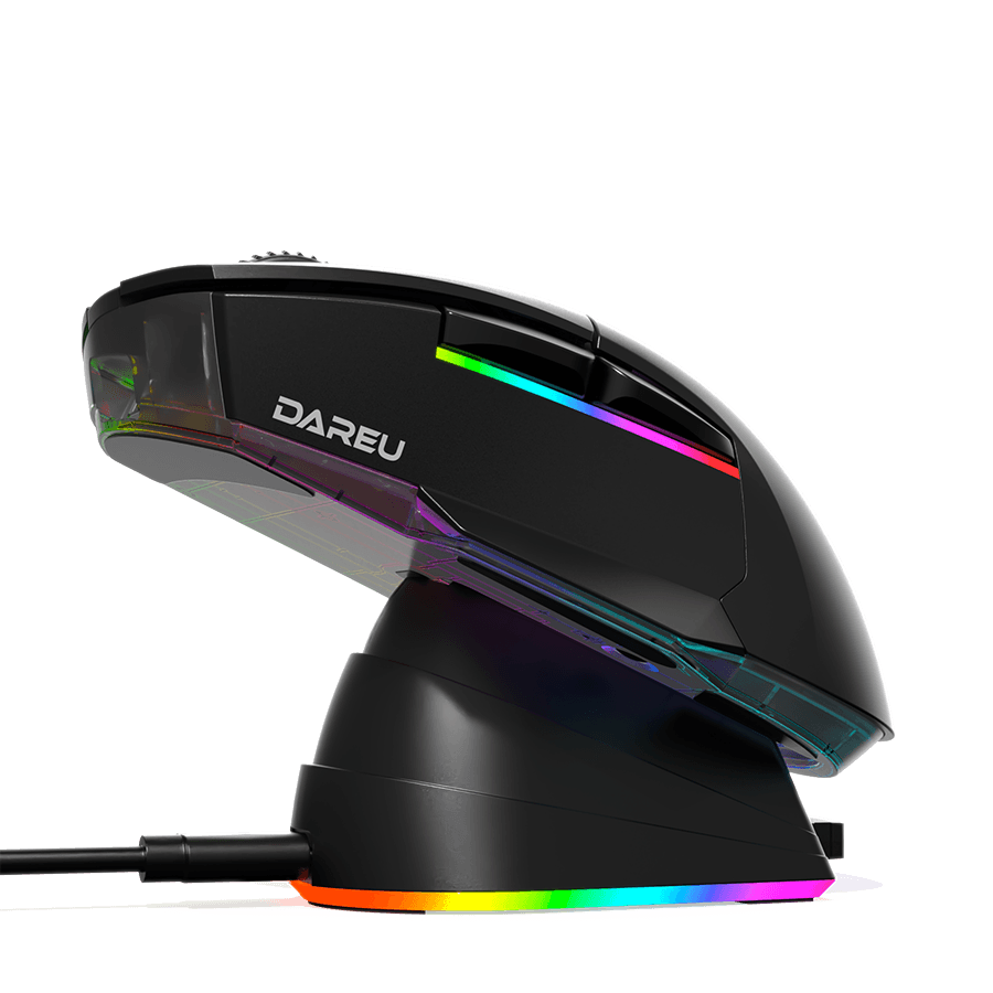 DAREU A955 | Wireless Gaming Mouse with Charging Dock - Dareu