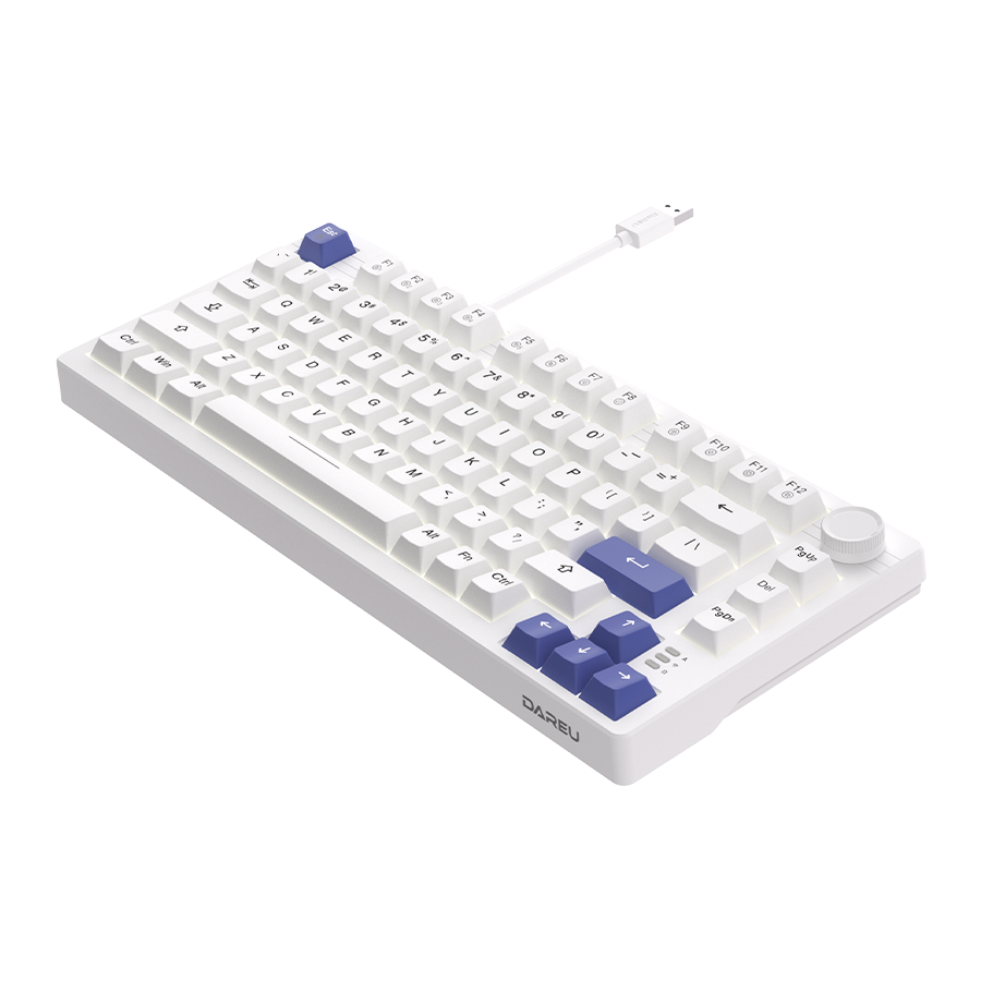 DAREU EK75 | Wholesale Compact 75-Key Rainbow Wired Gasket Gaming Keyboard - Dareu