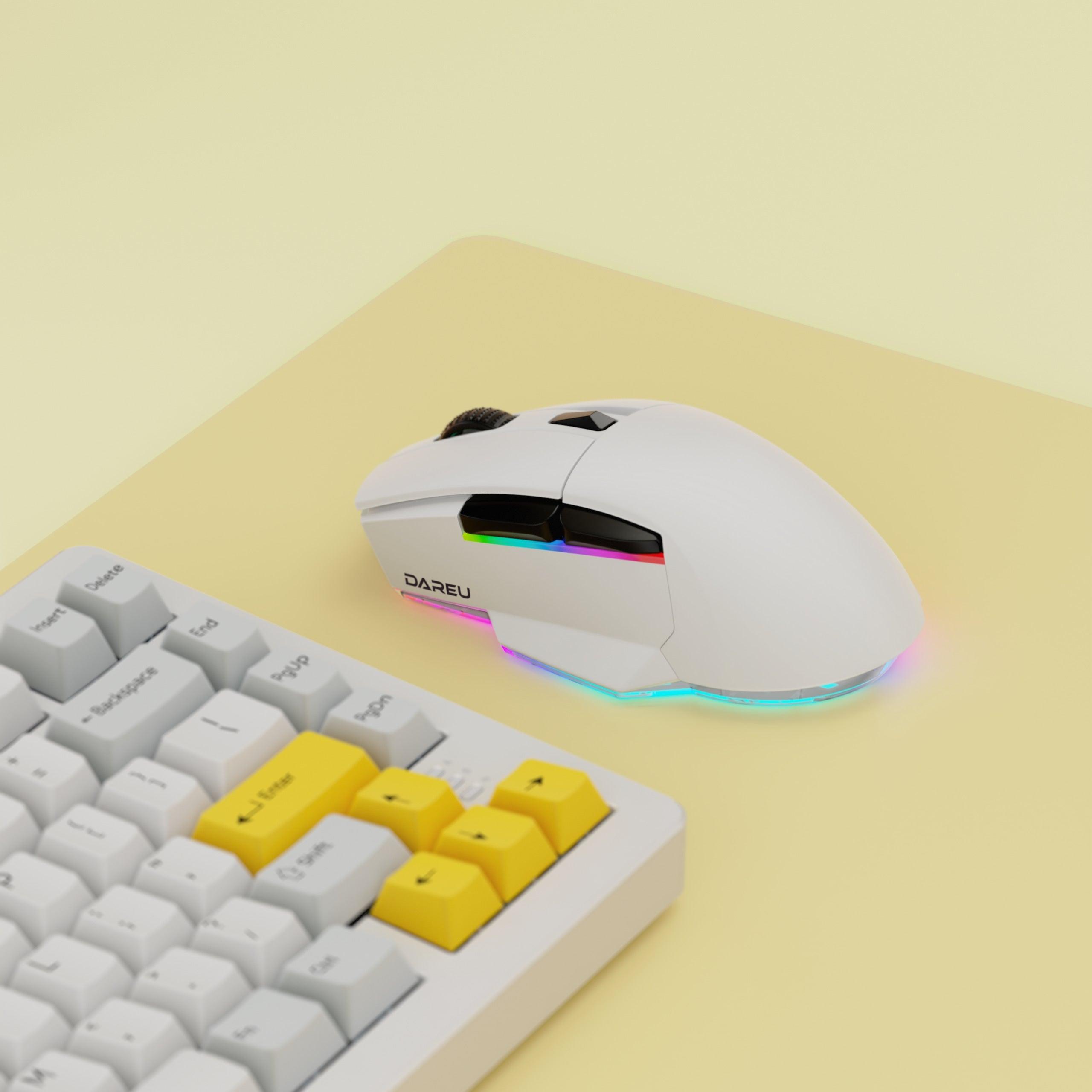 DAREU A955 | Wireless Gaming Mouse with Charging Dock - Dareu