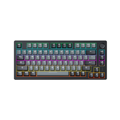 DAREU EK75 | Compact 75-Key Rainbow Wired Gasket Gaming Keyboard - Dareu