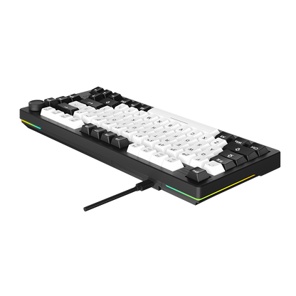 DAREU EK75 | Compact 75-Key Rainbow Wired Gasket Gaming Keyboard - Dareu