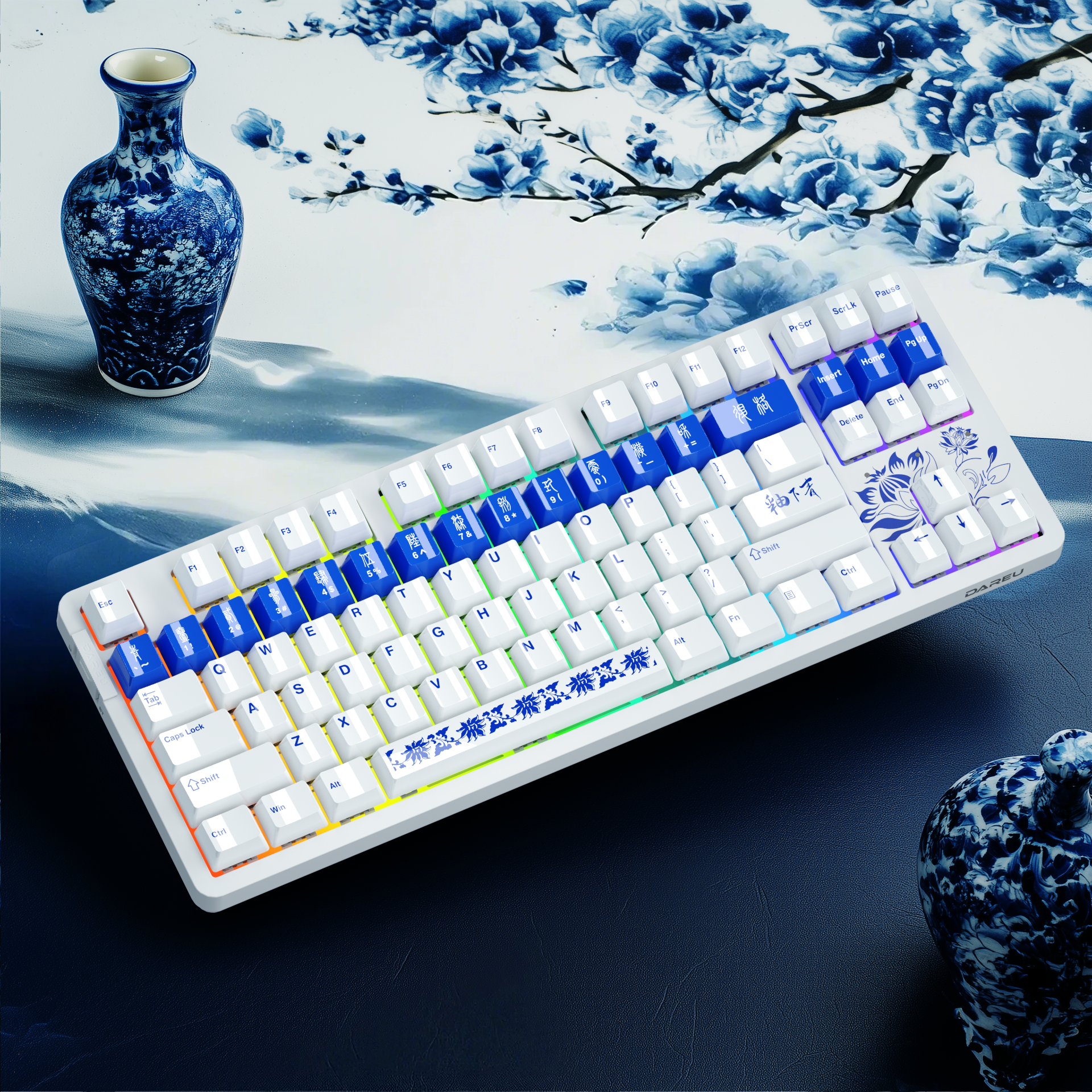 DAREU EK87 Pro | Tri-mode wireless Gaming Gasket structure Keyboard - Dareu